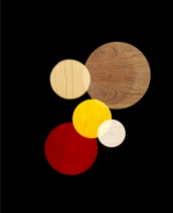 A.Laviada, Red, Yellow, Wood, 2017